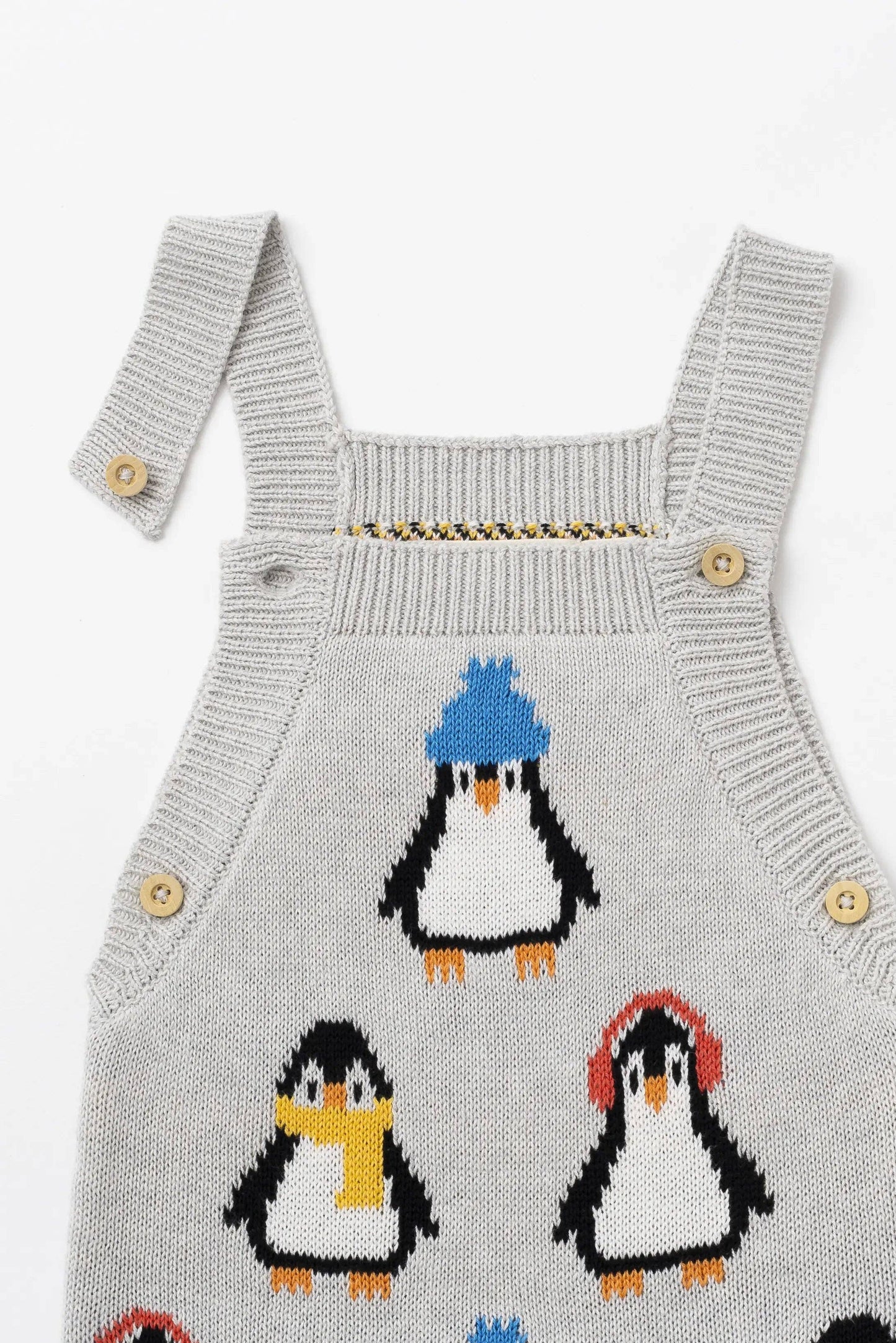 Knit Overalls Penguins
