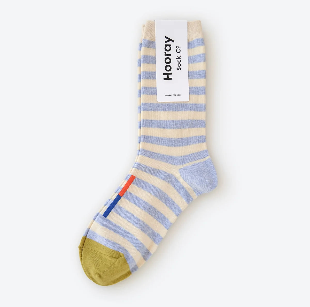 Eureka stripe crew socks - fog