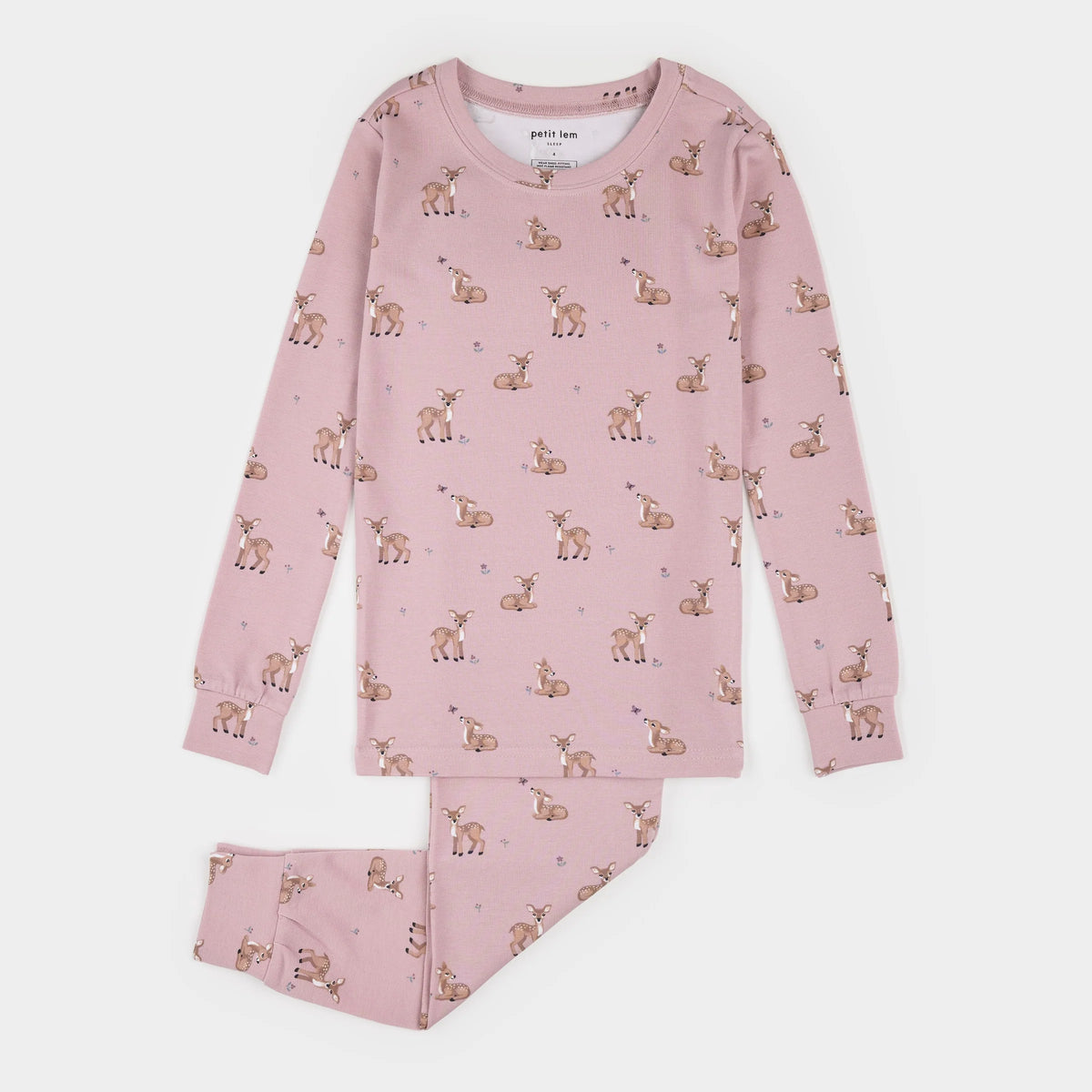 LunaKnit Fall Fawns Baby/Toddler PJ Set