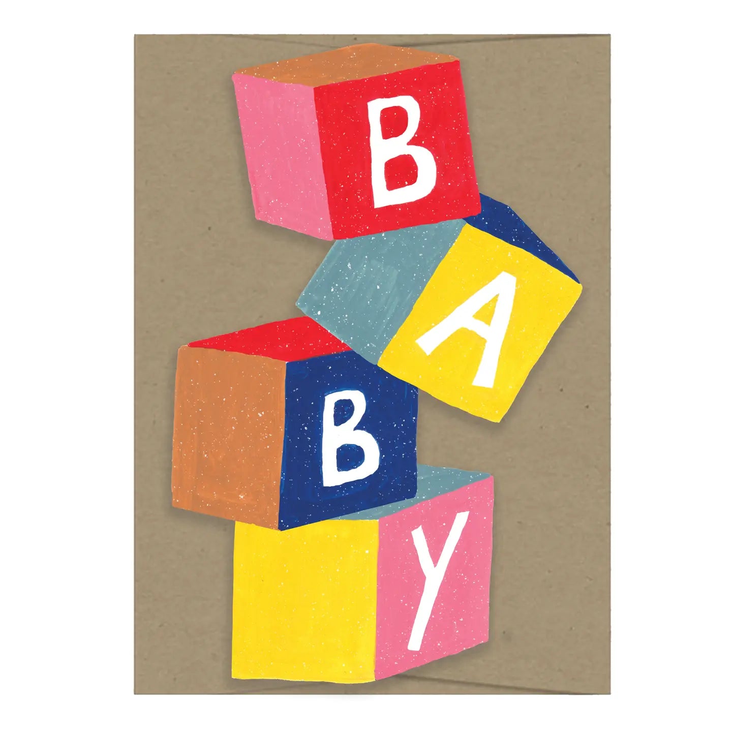 Baby Cubes - Die Cut Card