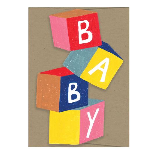 Baby Cubes - Die Cut Card