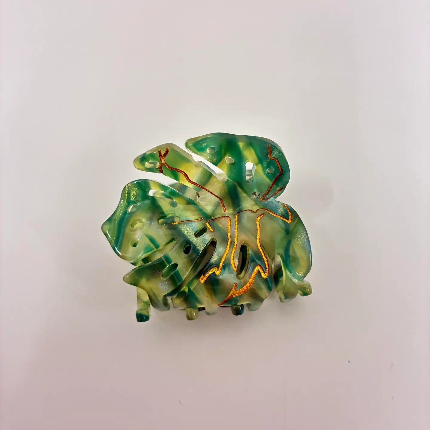 Mini Monstera Hair Claw