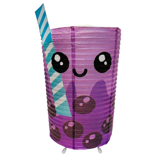 Paper Led Lantern - Boba Tea