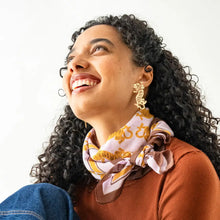 Load image into Gallery viewer, Olivia Square Scarf Tiger Print
