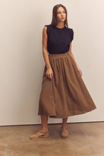 Load image into Gallery viewer, Midi-circled cotton skirts
