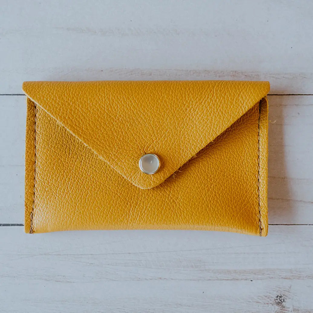 Card Case Wallet - Upcycled Leather