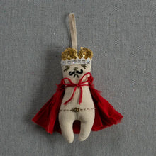 Load image into Gallery viewer, Freddie Mercury Mouse, Cotton Ornament
