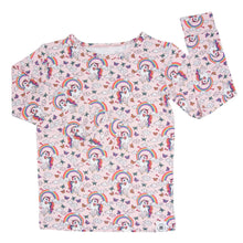 Load image into Gallery viewer, Rainbow Bright Big Kid Pajama Set
