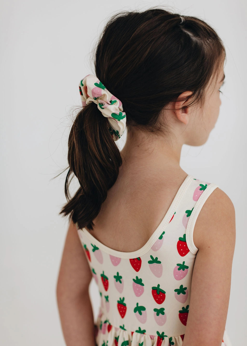Sleeveless Twirl Dress - Strawberries