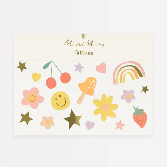 Happy Icons Temporary Tattoos