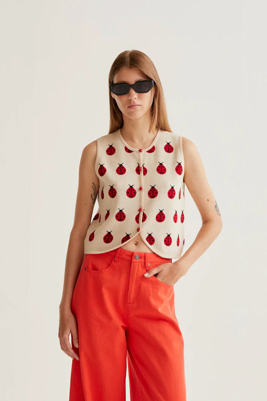 Ladybug Sweater Vest