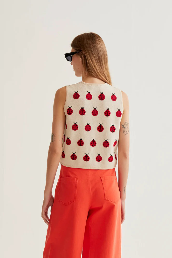 Ladybug Sweater Vest