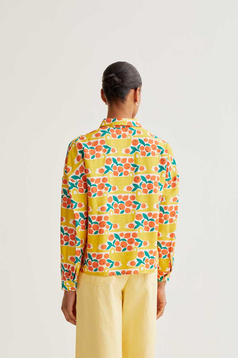 Citrus L/S Shirt - Yellow/Orange