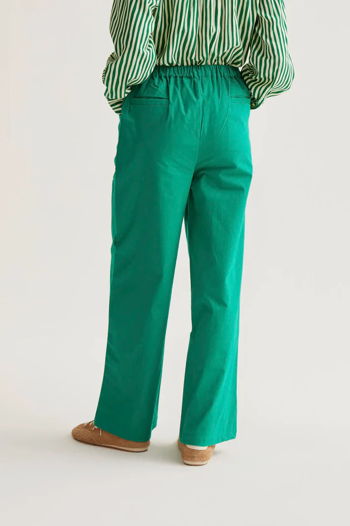 Cotton Trousers - Green
