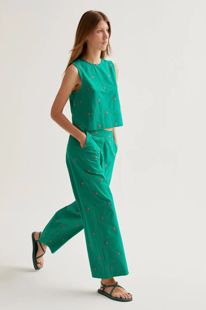 Cherry Pants - Green