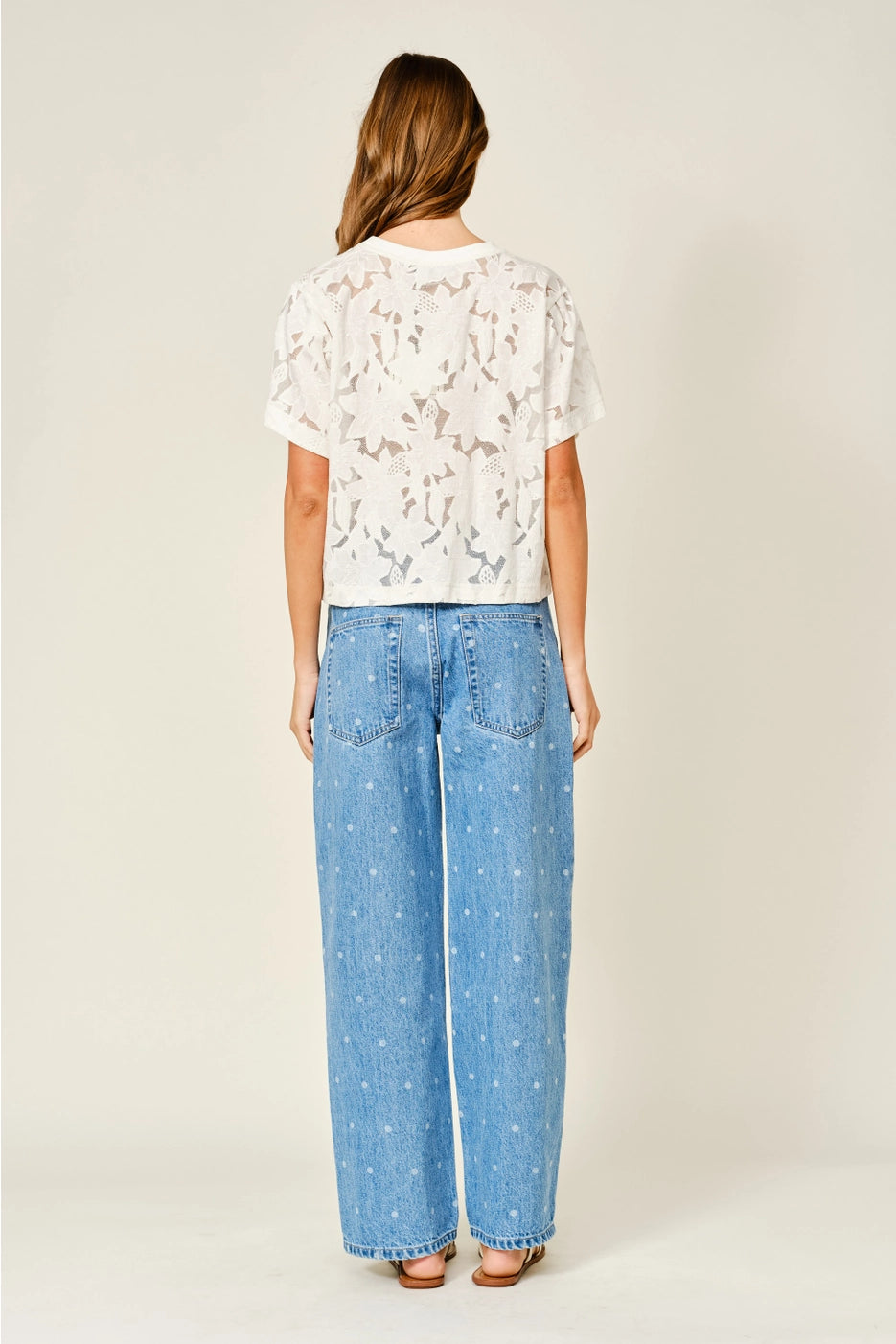 Lace Floral T Shirts