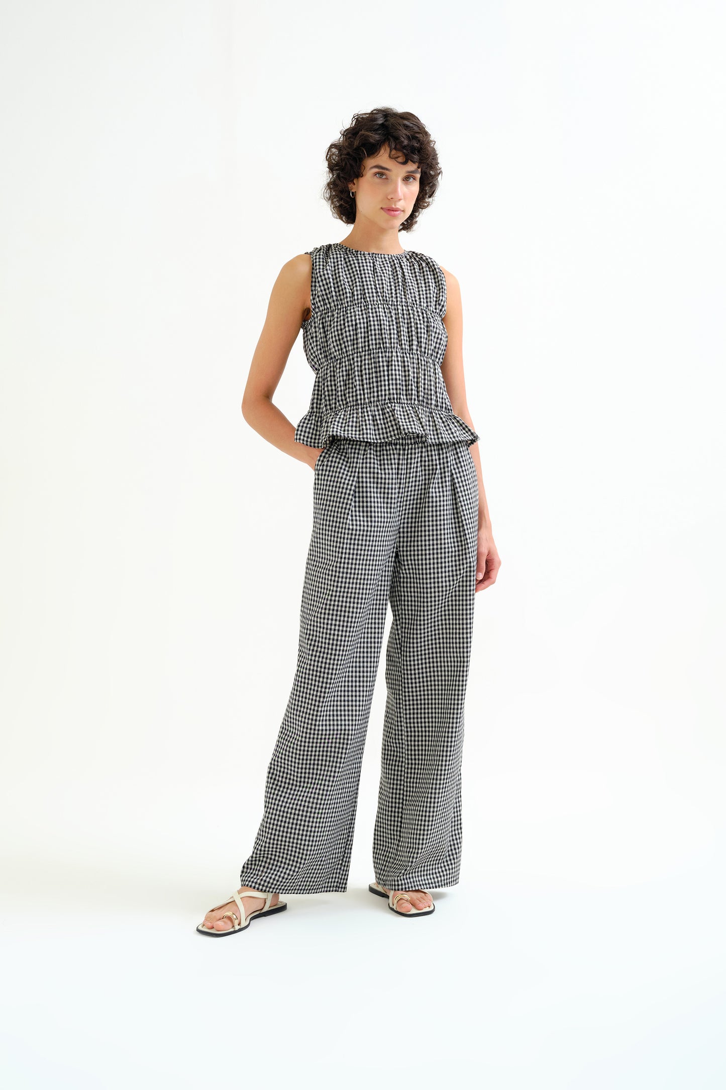 Gingham Pants
