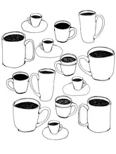 Load image into Gallery viewer, Calliope Tee - Coffee Cups

