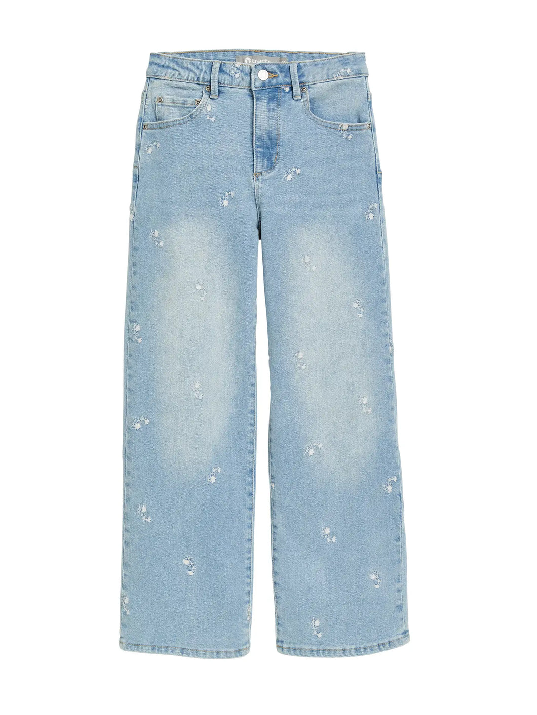 Girls-Ditsy Floral Crop Jean