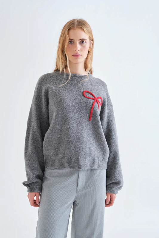 Red Bow Sweater