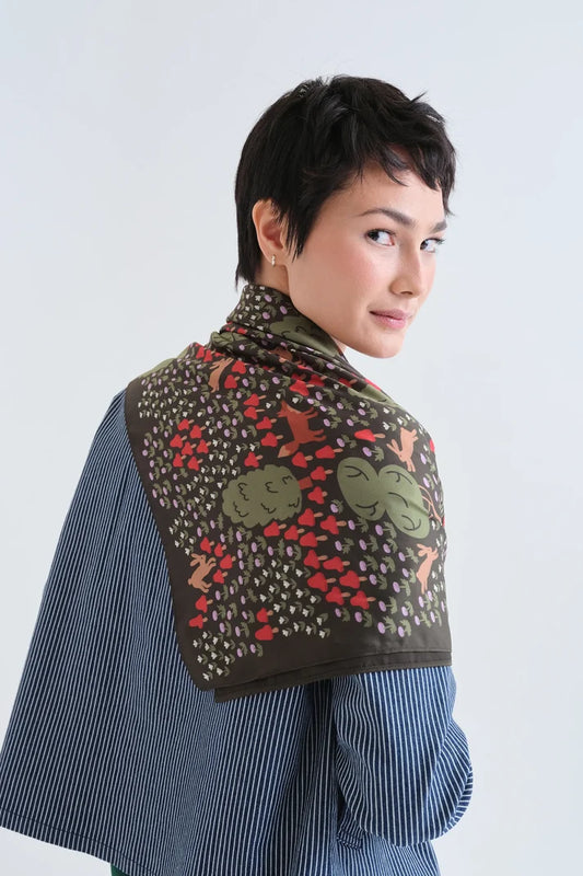 Volpe Print Scarf