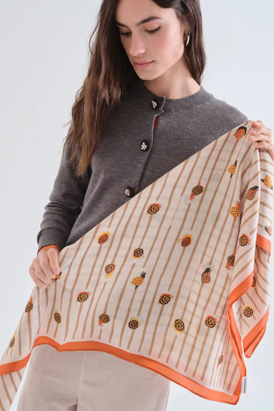 Snail Print Scarf