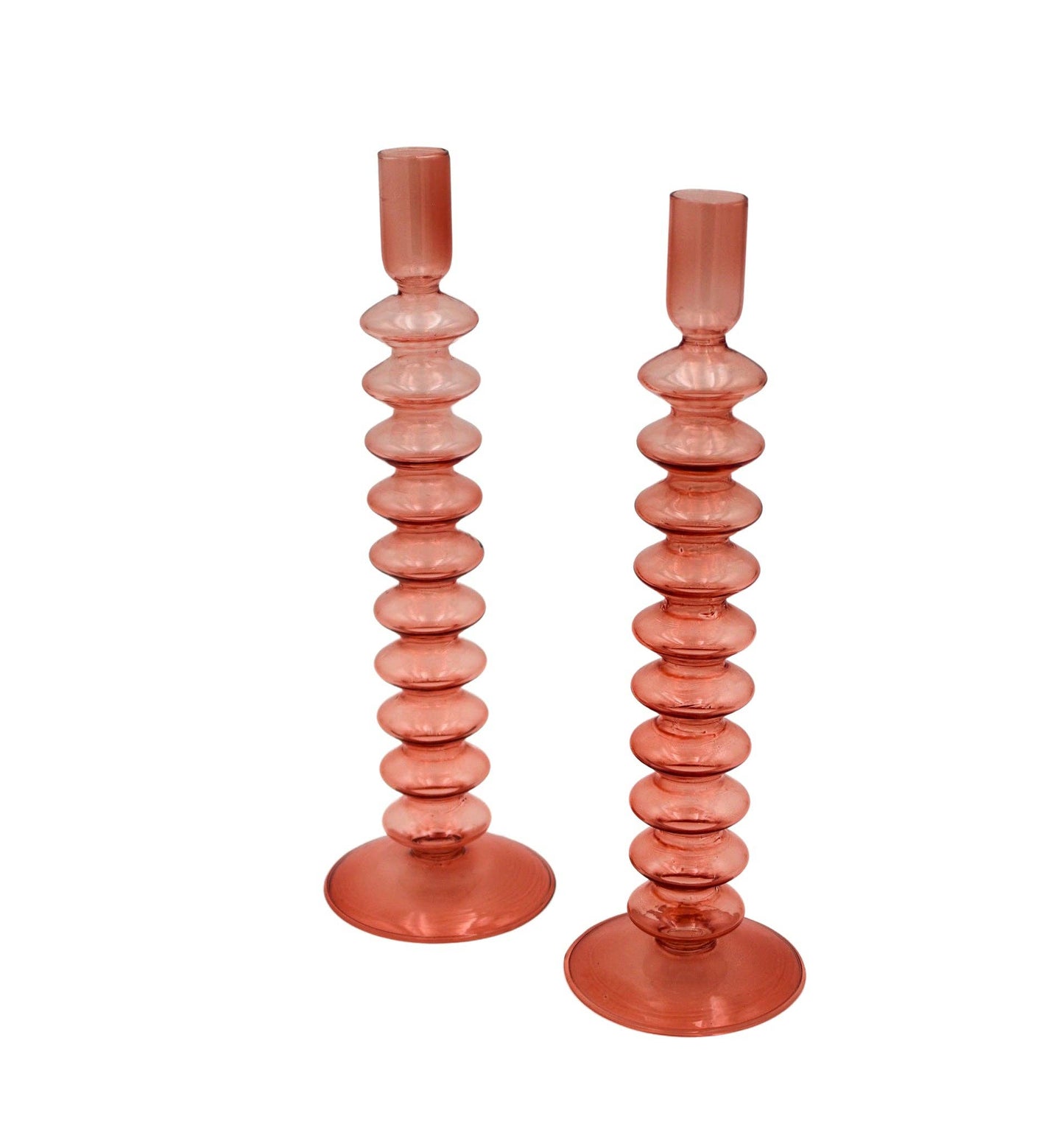 Coraline Peach Candle Holder