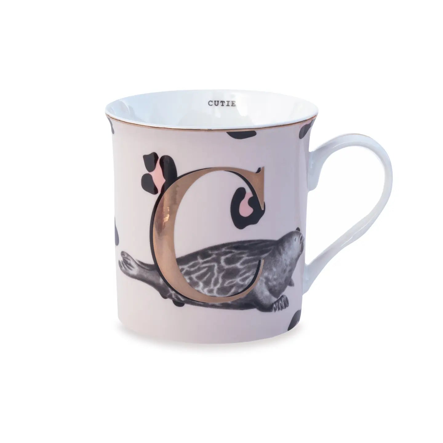 Yvonne Ellen the Gold Edition Alphabet Mugs
