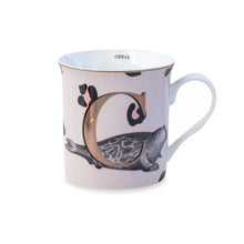 Load image into Gallery viewer, Yvonne Ellen the Gold Edition Alphabet Mugs
