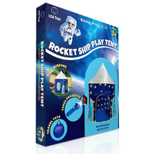 Load image into Gallery viewer, Rocketship Pop Up Tent - Indoor or Outdoor Playhouse
