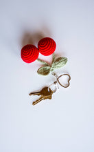 Load image into Gallery viewer, Cherry Keychain, Cherry Bag Charm
