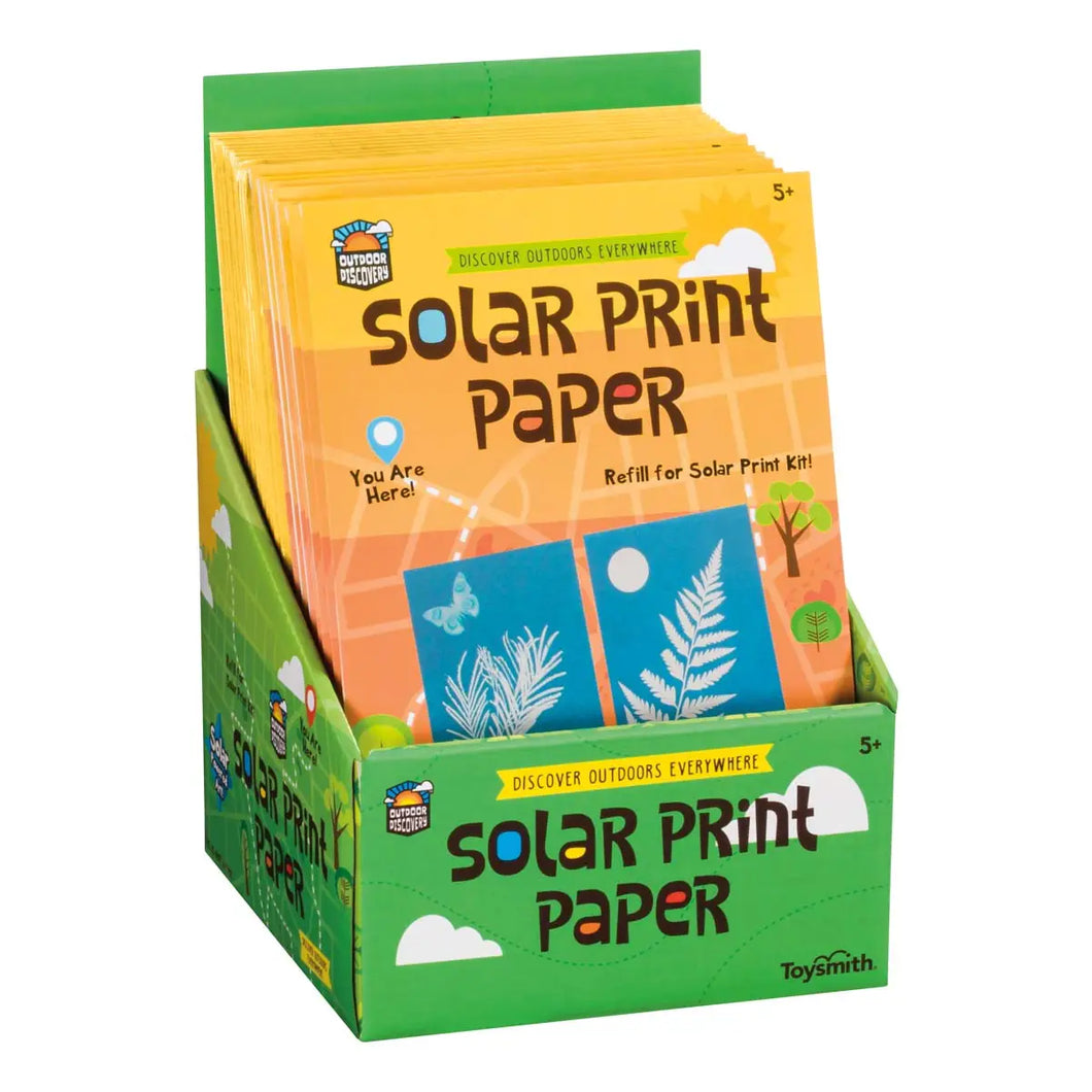 Outdoor Discovery Solar Print Paper