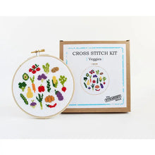 Load image into Gallery viewer, Veggies Cross Stitch Diy Kit

