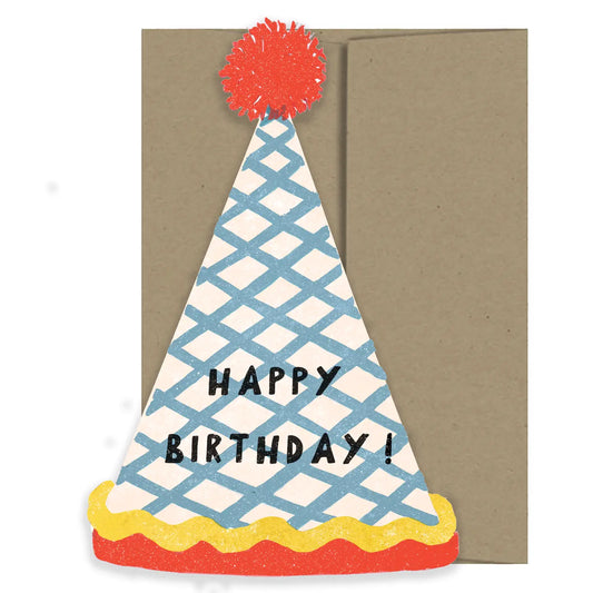 Birthday Hat Birthday Collection - Die Cut Card