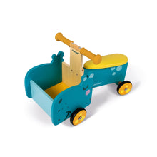 Load image into Gallery viewer, Hippo Ride-On Wooden Toy
