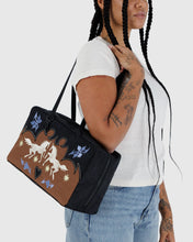 Load image into Gallery viewer, Medium Nylon Bowler Bag - Western Applique
