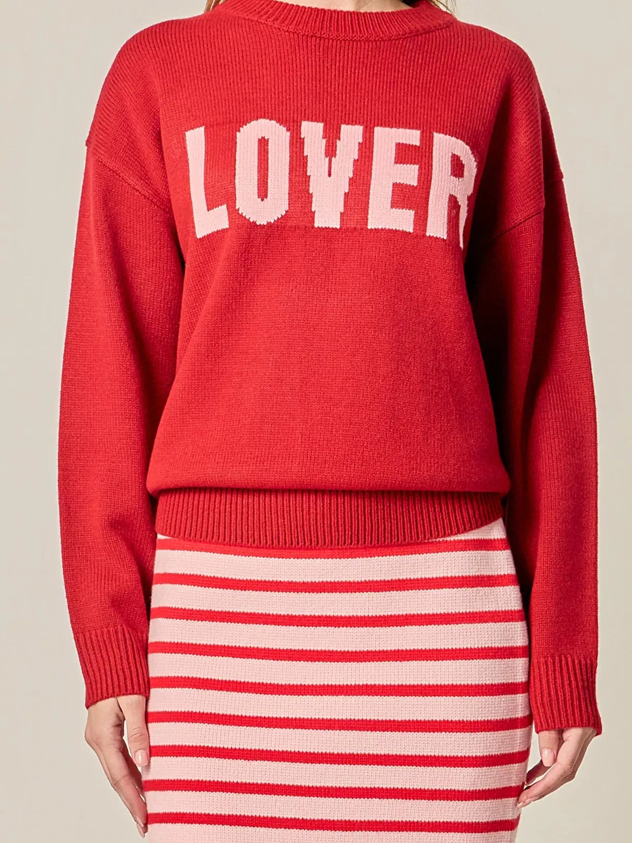 Lover Crewneck Statement Sweater