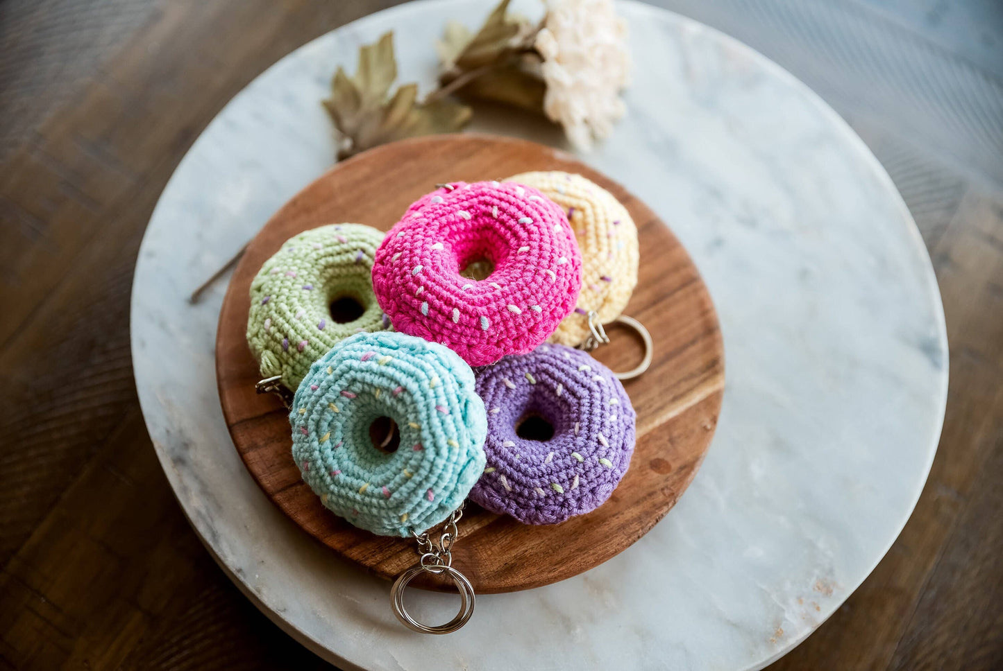 Donut Keychain/Zipper Pull