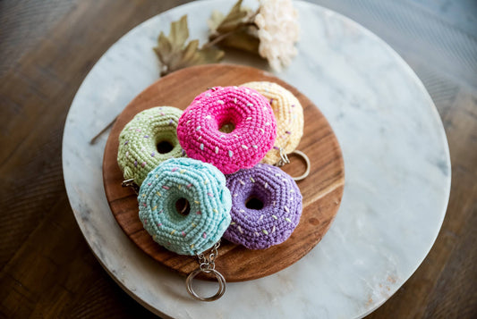 Donut Keychain/Zipper Pull