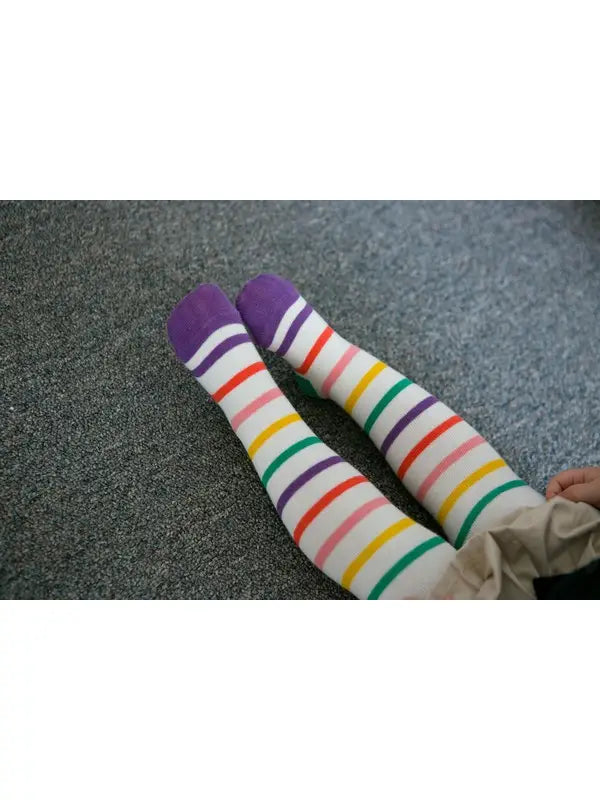 Girls Tights - Candy Stripe