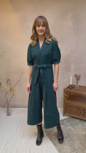 Load image into Gallery viewer, Stella Needlecord Deep Teal Jumpsuit
