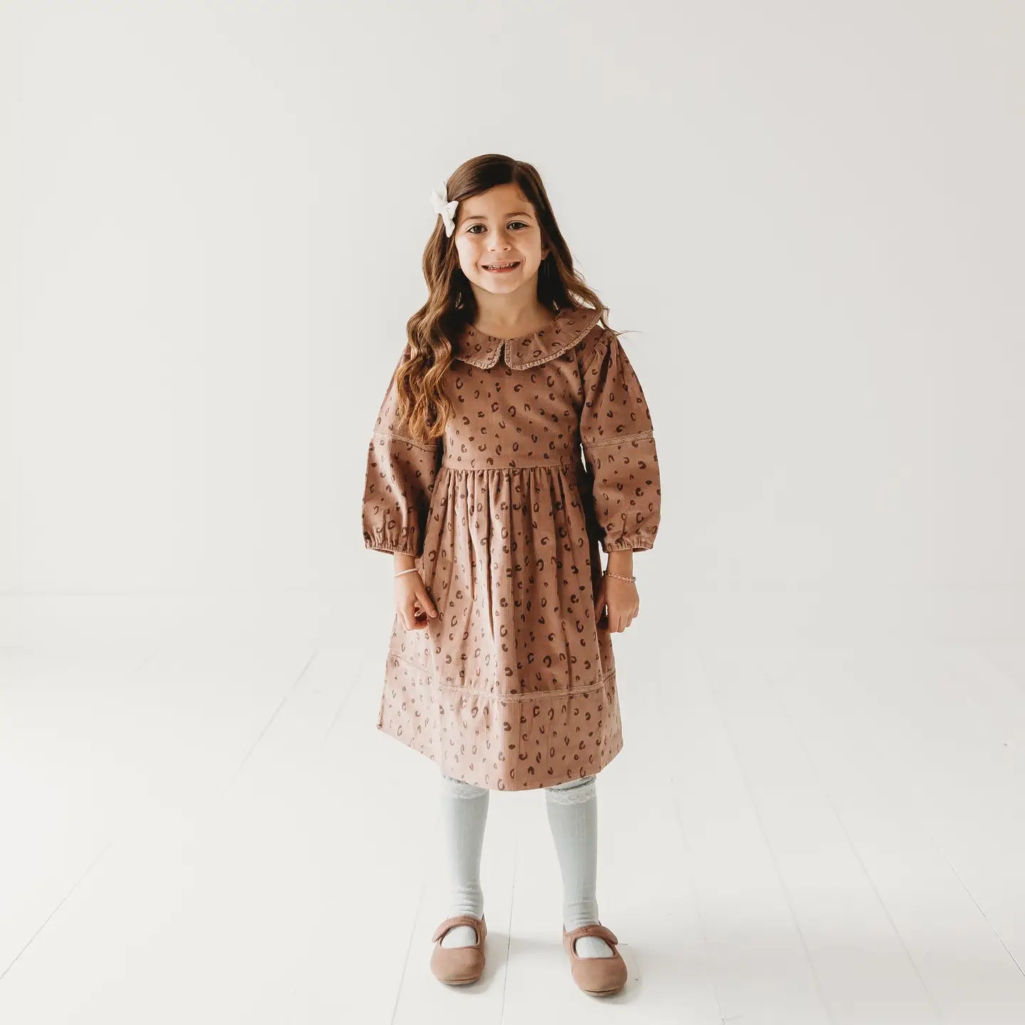 Cord Crush Animal Print Dress