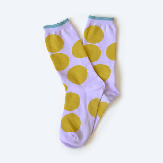 Big Dot Lavender Sock
