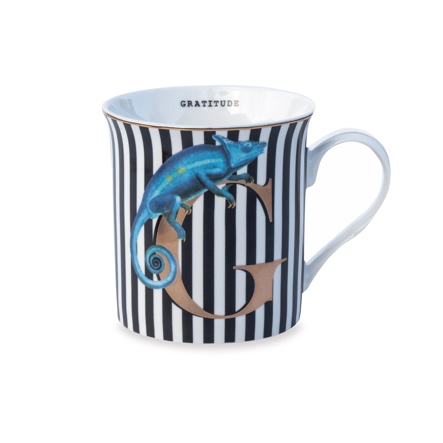 Yvonne Ellen the Gold Edition Alphabet Mugs