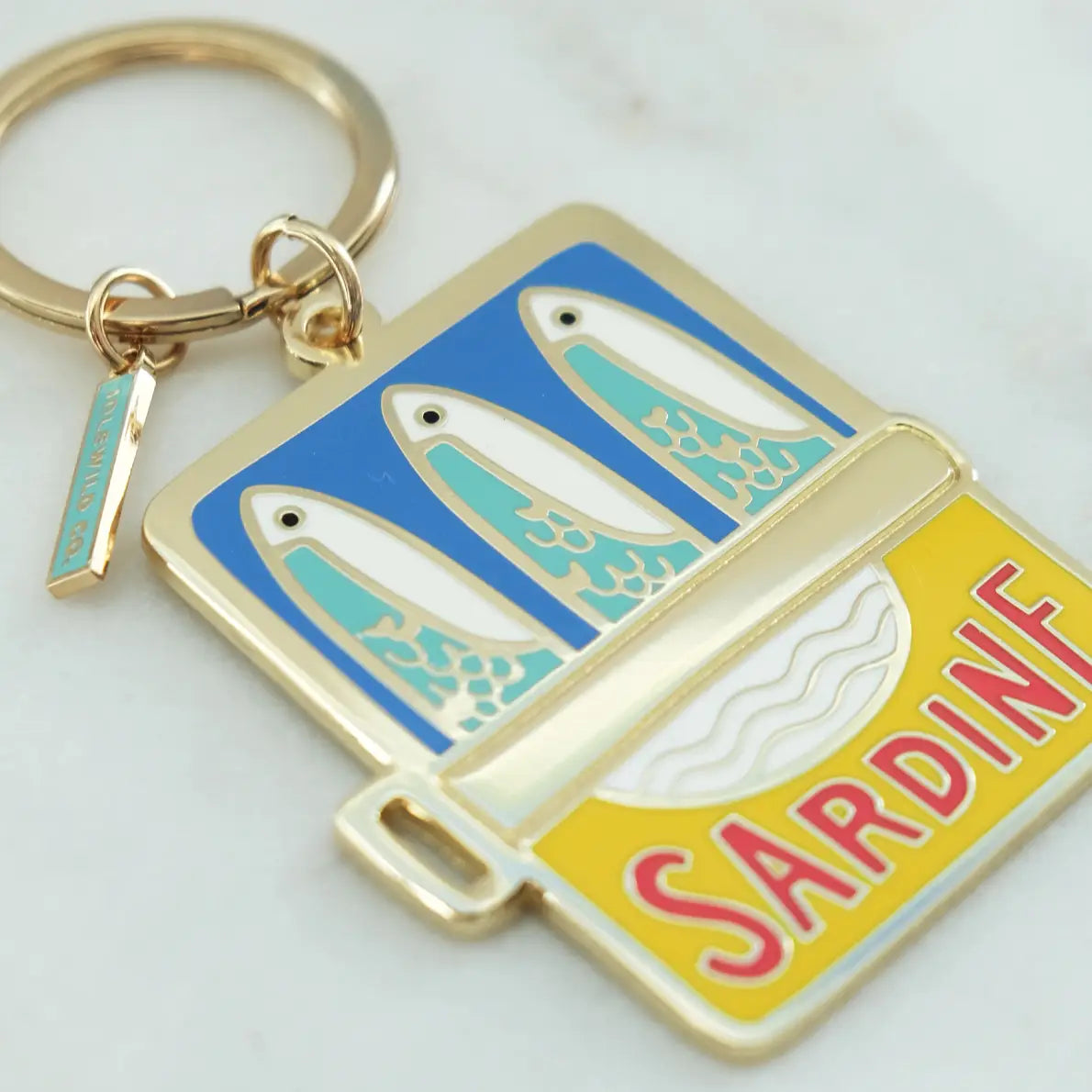 Enamel Keychain | Tinned Fish
