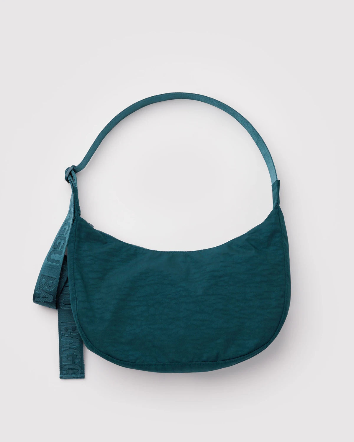 Medium Nylon Baggu Crescent Bag - Deep Sea