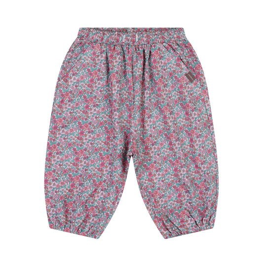 Floral Print Capri Balloon Baggy Pants