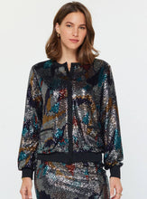 Load image into Gallery viewer, Metallic Sequin Cardigan
