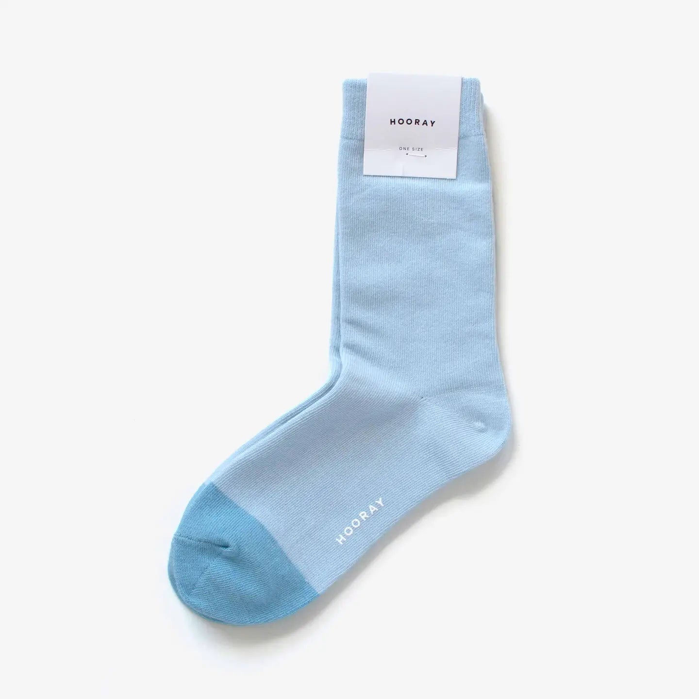 Two Tone Socks- Sky Blue