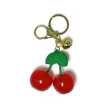 Load image into Gallery viewer, Charming Cherries Keychain Bag Charm – Cute &amp; Playful Access
